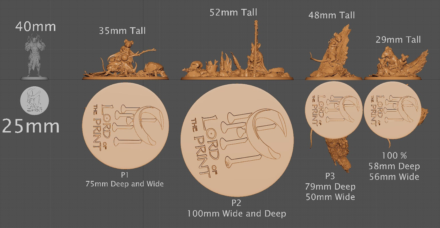 Mouse folk Villagers! | Aussie 3D Printed Miniatures and Terrain