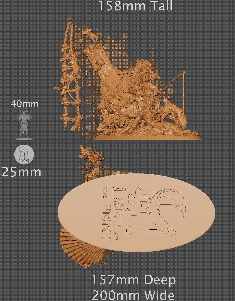 Hermit Crab Merchant! Archduke Mousin Tome 2, Lord of the Print | Dungeons and Dragons | Pathfinder | Table Top RPG | 3D Printed Model