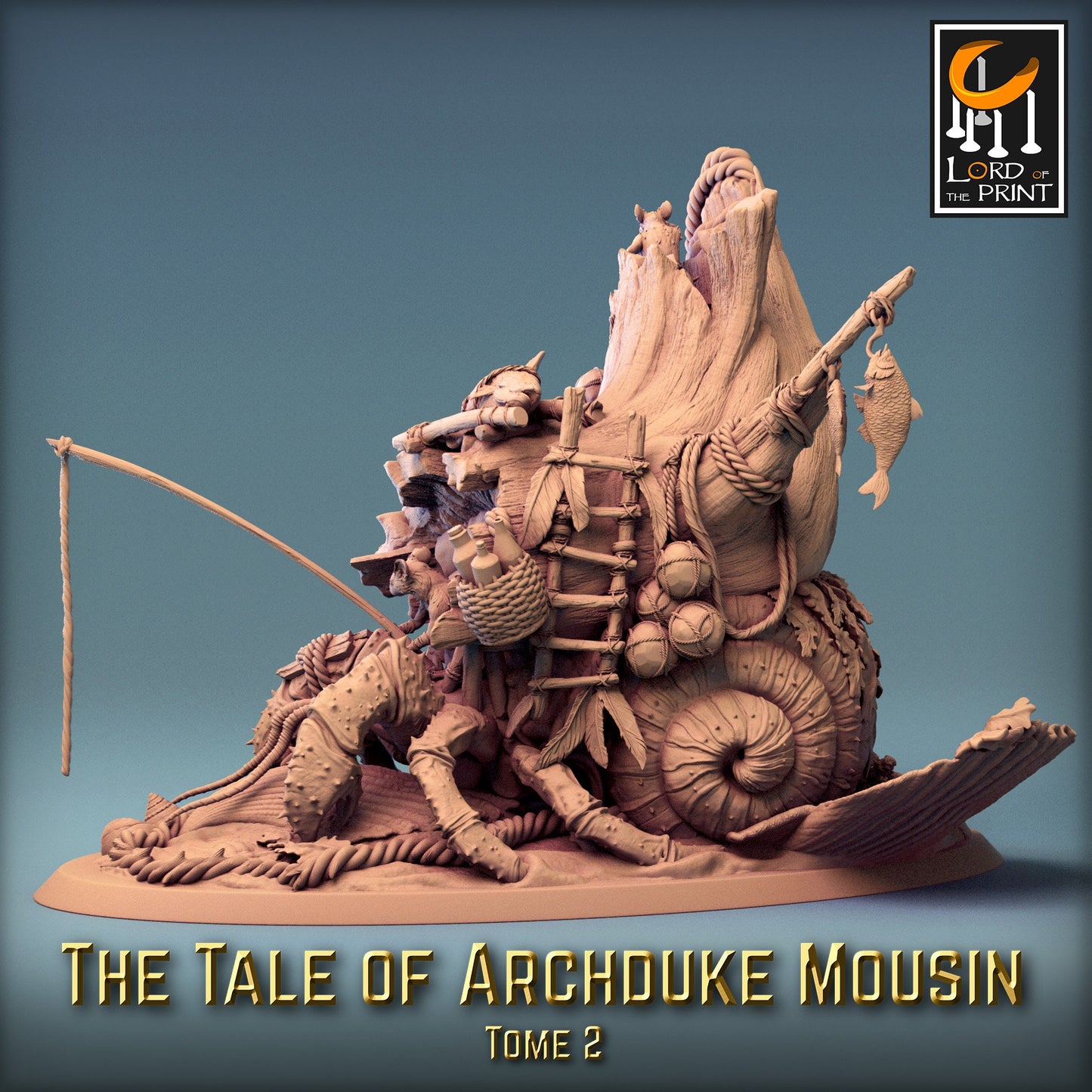 Hermit Crab Merchant! Archduke Mousin Tome 2, Lord of the Print | Dungeons and Dragons | Pathfinder | Table Top RPG | 3D Printed Model