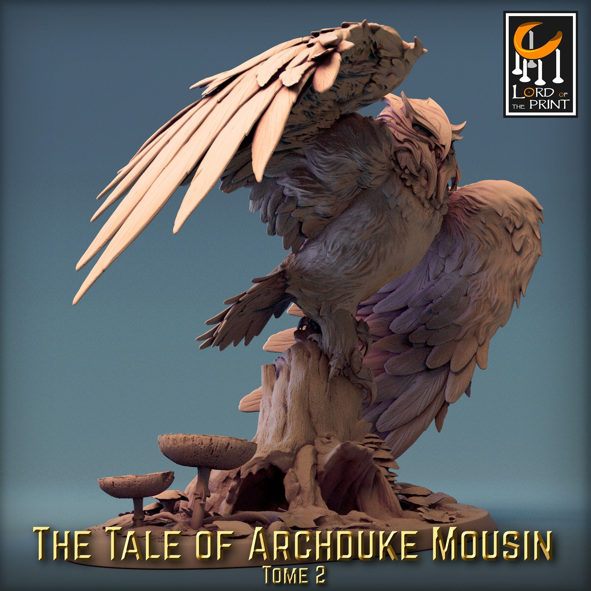 The Great Owl | Aussie 3D Printed Miniatures and Terrain