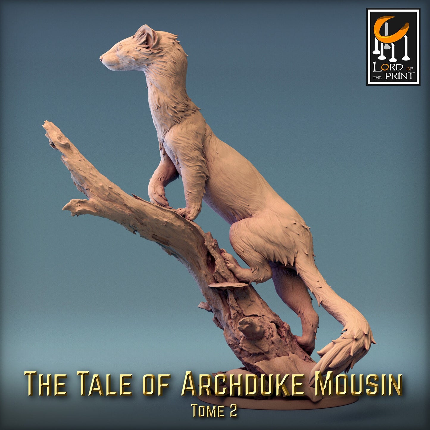 Wild Weasels! The Tale of Archduke Mousin Tome 2, Lord of the Print | Dungeons and Dragons | Pathfinder | Table Top RPG | 3D Printed Model