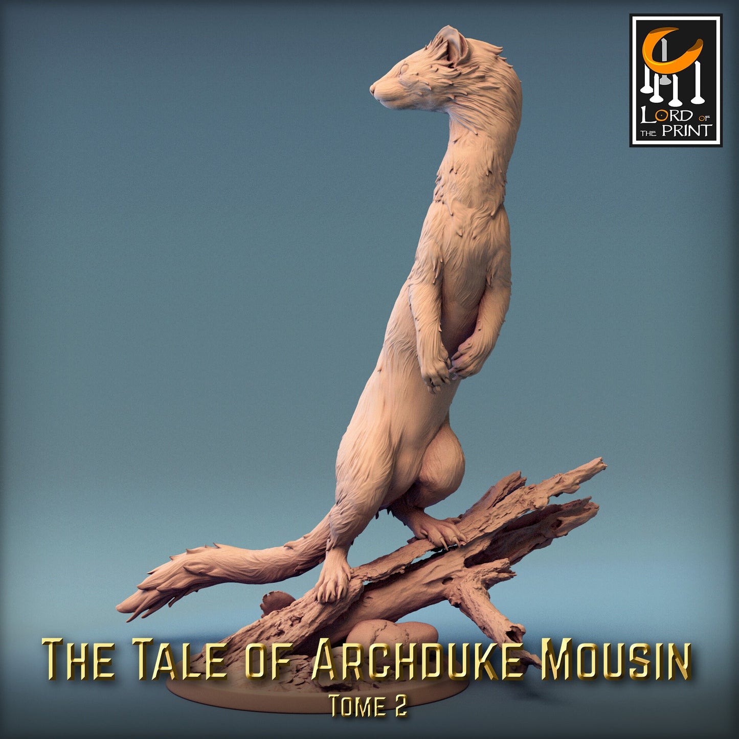 Wild Weasels! The Tale of Archduke Mousin Tome 2, Lord of the Print | Dungeons and Dragons | Pathfinder | Table Top RPG | 3D Printed Model