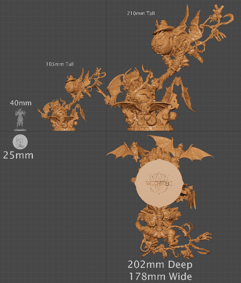 Gourd Smasher, Witchsong Miniatures | Dungeons and Dragons | Pathfinder | Table Top RPG | 3D Printed Model
