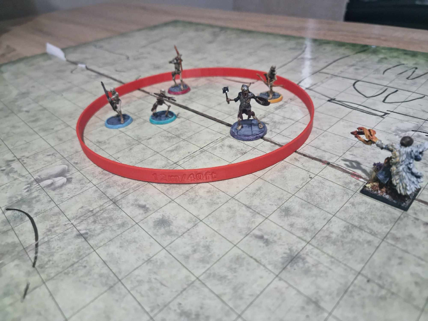 Spell Measurement Tools | Dungeons and Dragons | Pathfinder | Table Top RPG | 3D Printed Model