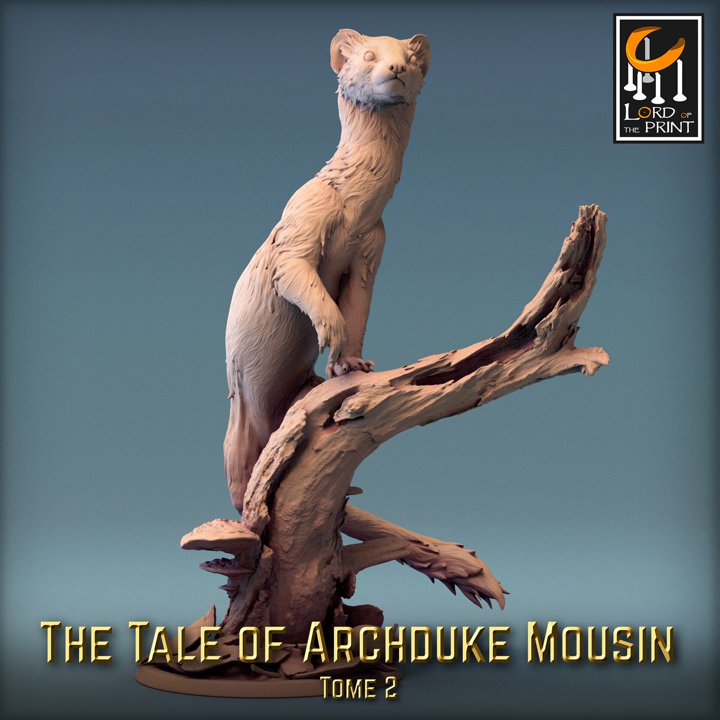 Wild Weasels! The Tale of Archduke Mousin Tome 2, Lord of the Print | Dungeons and Dragons | Pathfinder | Table Top RPG | 3D Printed Model