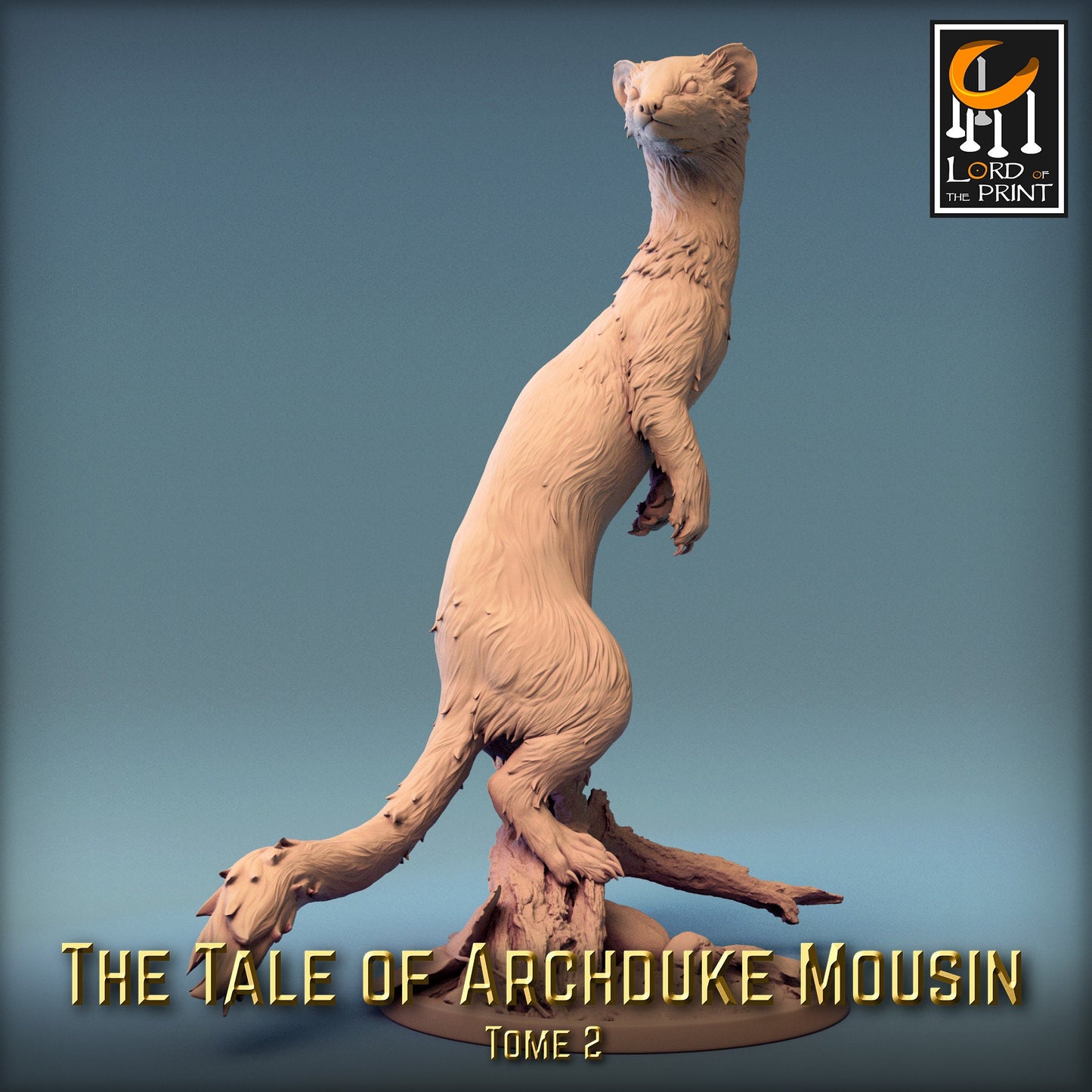 Wild Weasels! The Tale of Archduke Mousin Tome 2, Lord of the Print | Dungeons and Dragons | Pathfinder | Table Top RPG | 3D Printed Model