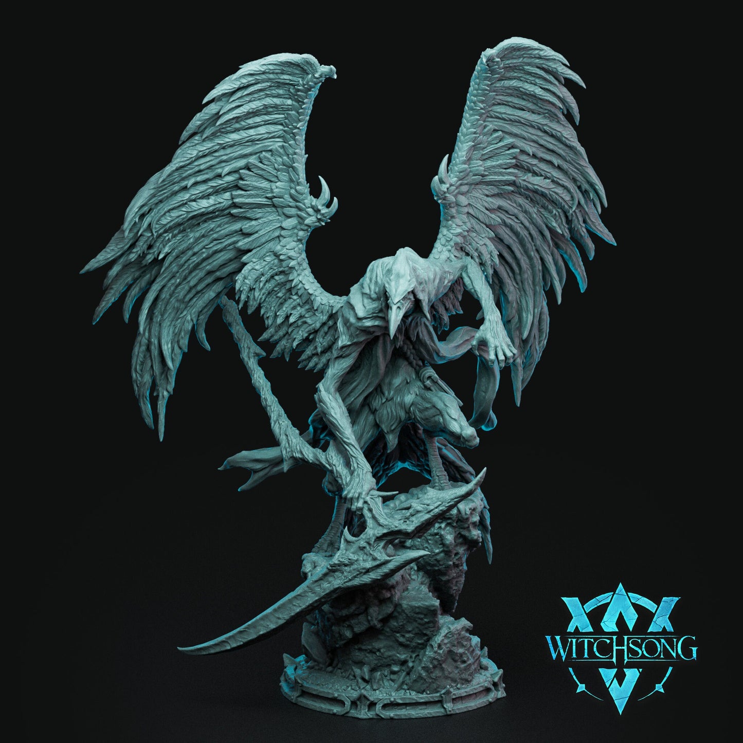 Death, 2 Poses Option, Witchsong Miniatures | Dungeons and Dragons | Pathfinder | Table Top RPG | 3D Printed Model