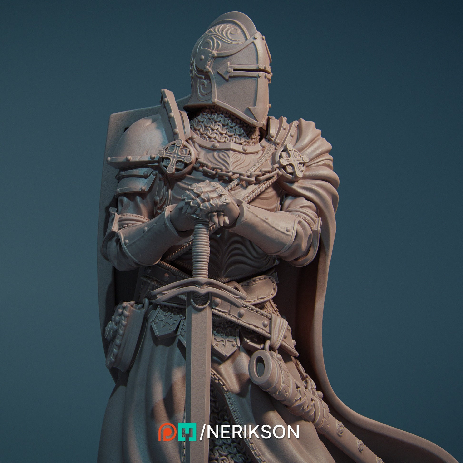 Ivanhoe, Powerful NPC, Ernest Nemirovsky | Dungeons and Dragons | Pathfinder | Table Top RPG | 3D Printed Model