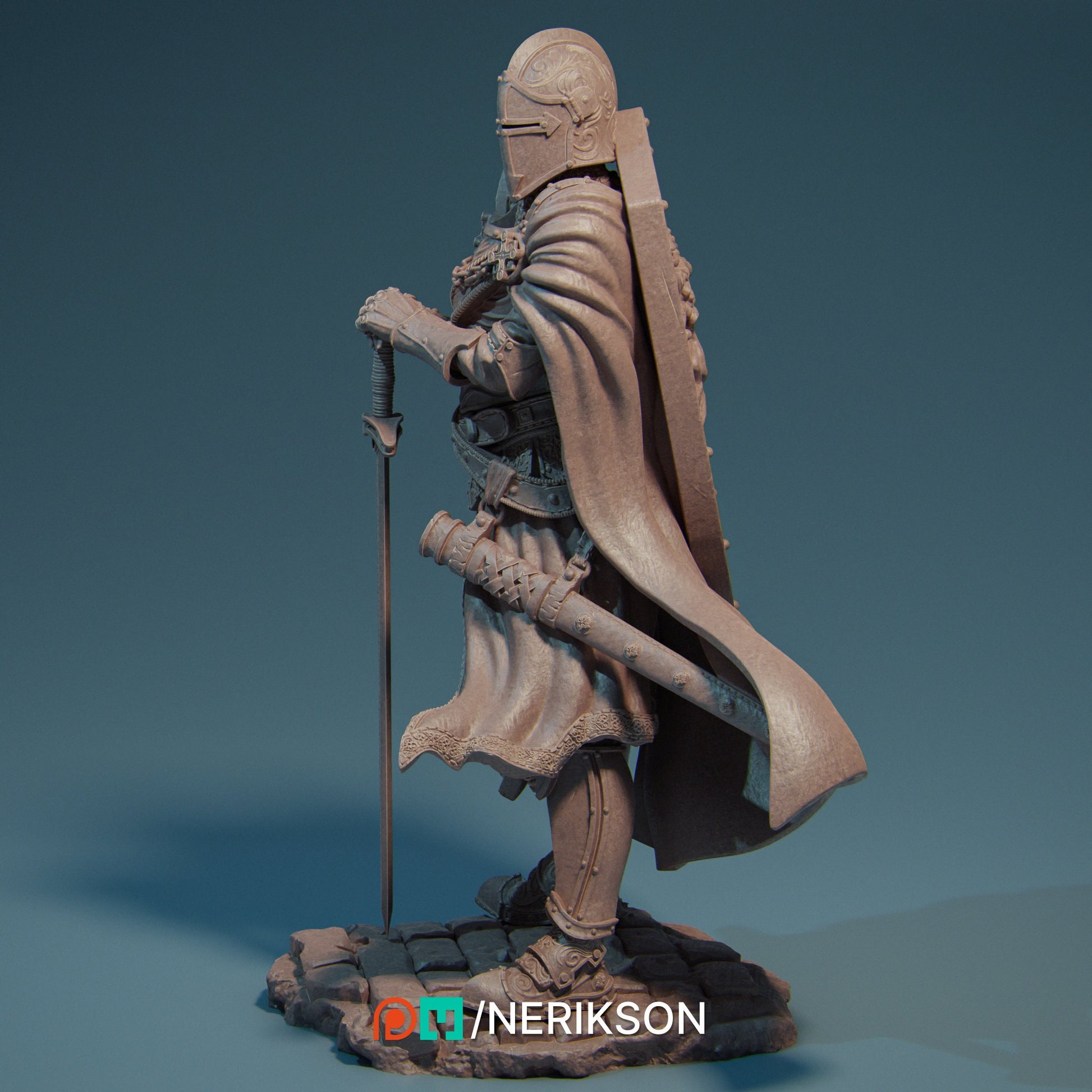 Ivanhoe, Powerful NPC, Ernest Nemirovsky | Dungeons and Dragons | Pathfinder | Table Top RPG | 3D Printed Model