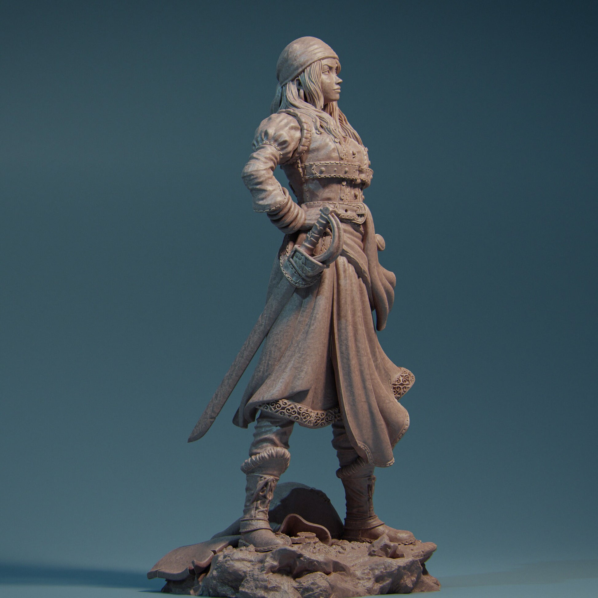 Teza, The Robber Girl, Powerful NPC, Ernest Nemirovsky | Dungeons and Dragons | Pathfinder | Table Top RPG | 3D Printed Model