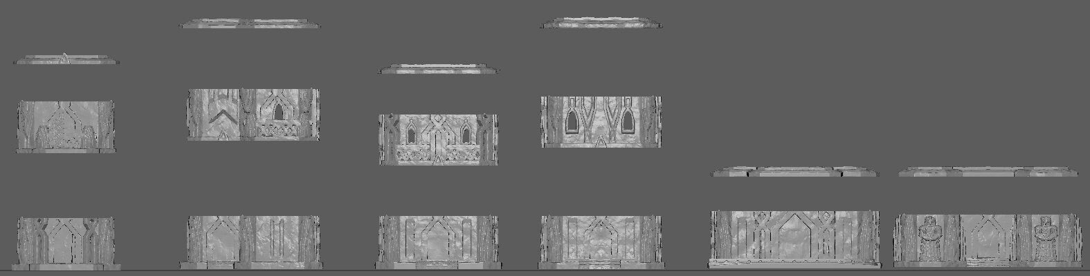 Dwarven Settlement, Miniature Land | Dungeons and Dragons | Pathfinder | Table Top RPG | 3D Printed Model