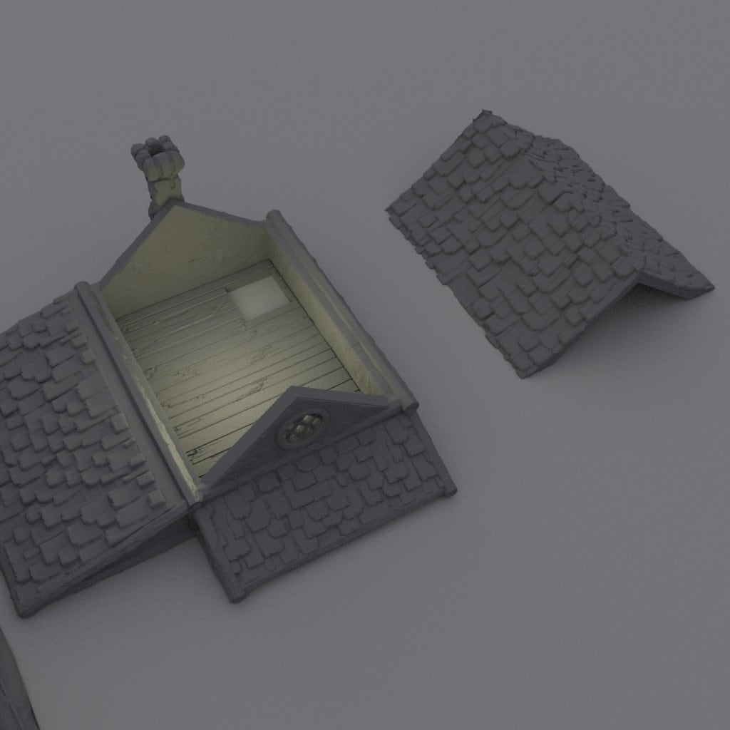 Fishermans Shack, Miniature Land | Dungeons and Dragons | Pathfinder | Table Top RPG | 3D Printed Model