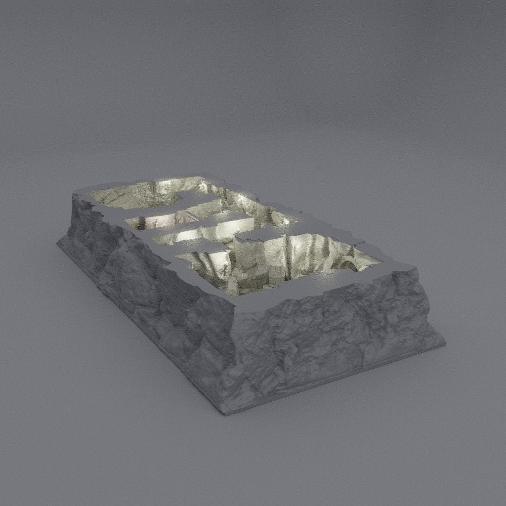 Small Bandit Hideout | Aussie 3D Printed Miniatures and Terrain