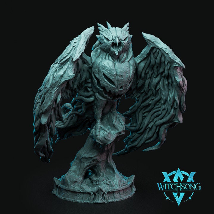 Fowl Moon Stalker, Bust Option | Aussie 3D Printed Miniatures and Terrain