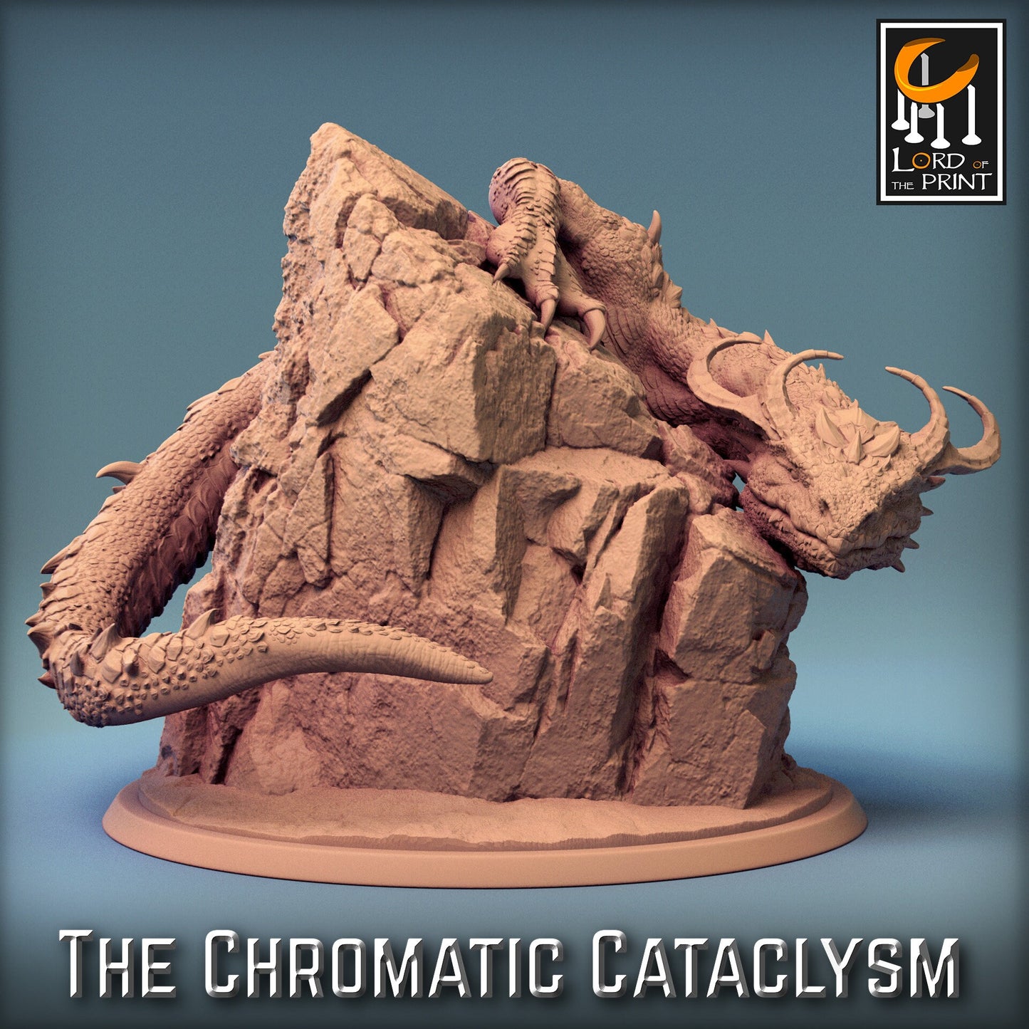 Wild Drakes, 3 Poses, Lord of the Print | Dungeons and Dragons | Pathfinder | Table Top RPG | 3D Printed Model