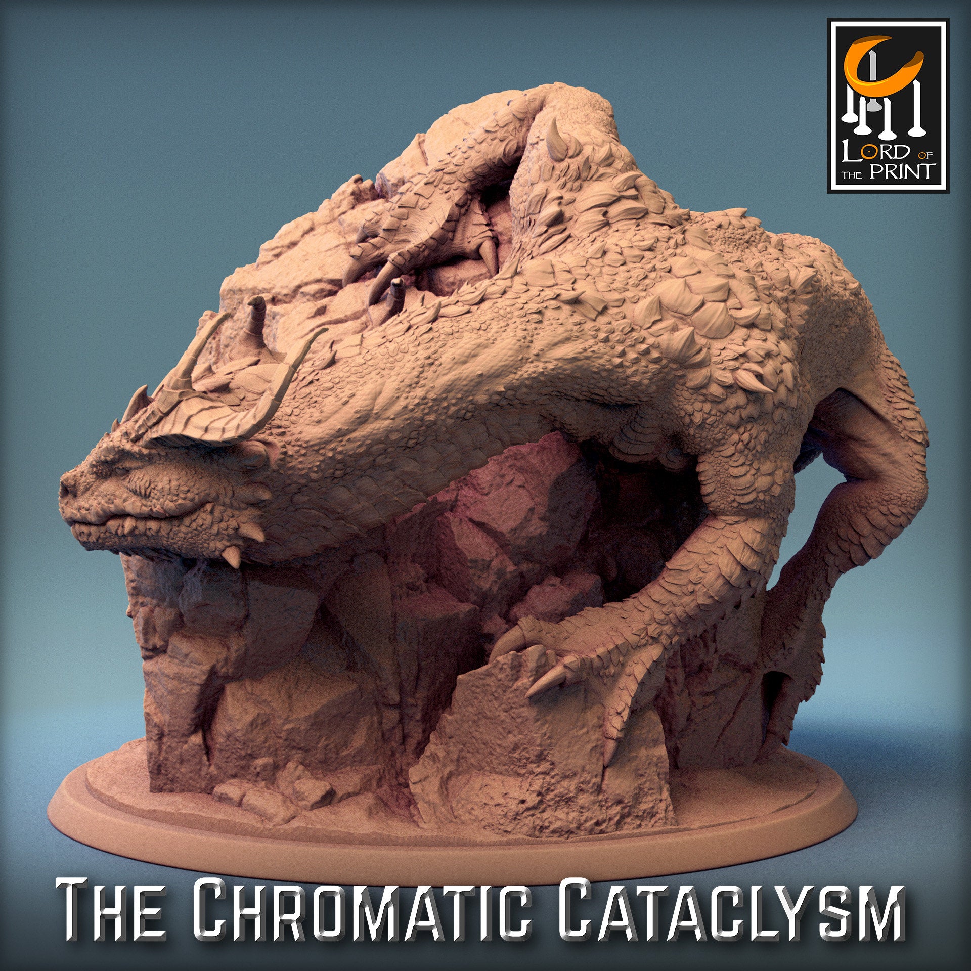 Wild Drakes, 3 Poses, Lord of the Print | Dungeons and Dragons | Pathfinder | Table Top RPG | 3D Printed Model