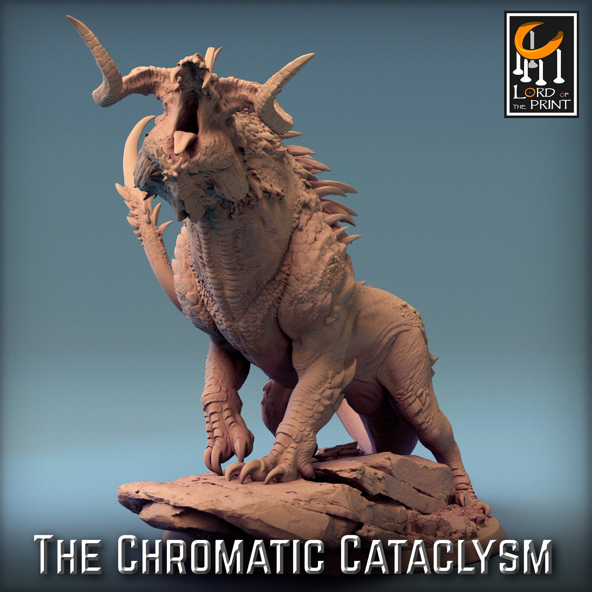 Black Dragon Spawn, Chromatic Cataclysm, Lord of the Print | Dungeons and Dragons | Pathfinder | Table Top RPG | 3D Printed Model