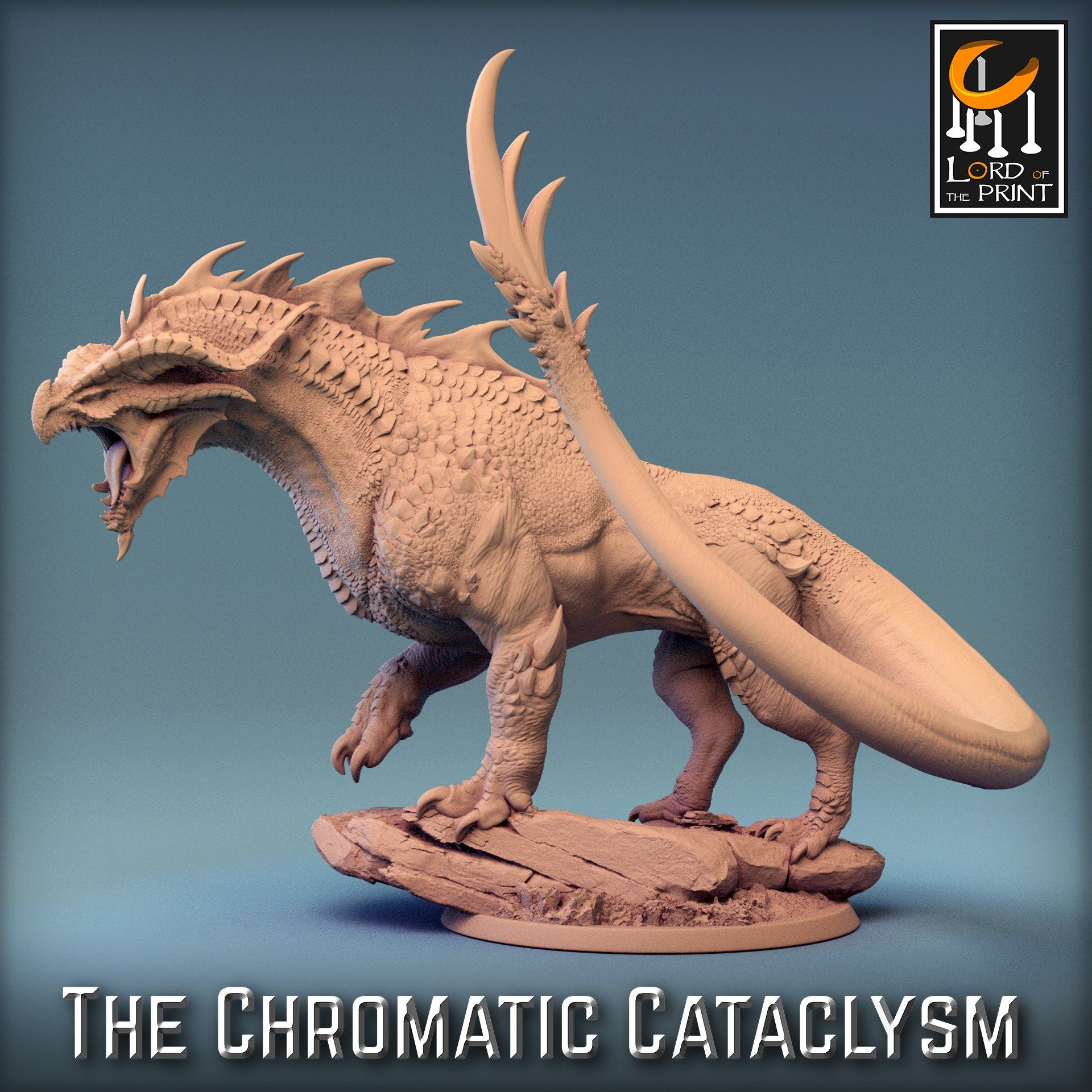 Red Dragon Spawn, Chromatic Cataclysm, Lord of the Print | Dungeons and Dragons | Pathfinder | Table Top RPG | 3D Printed Model