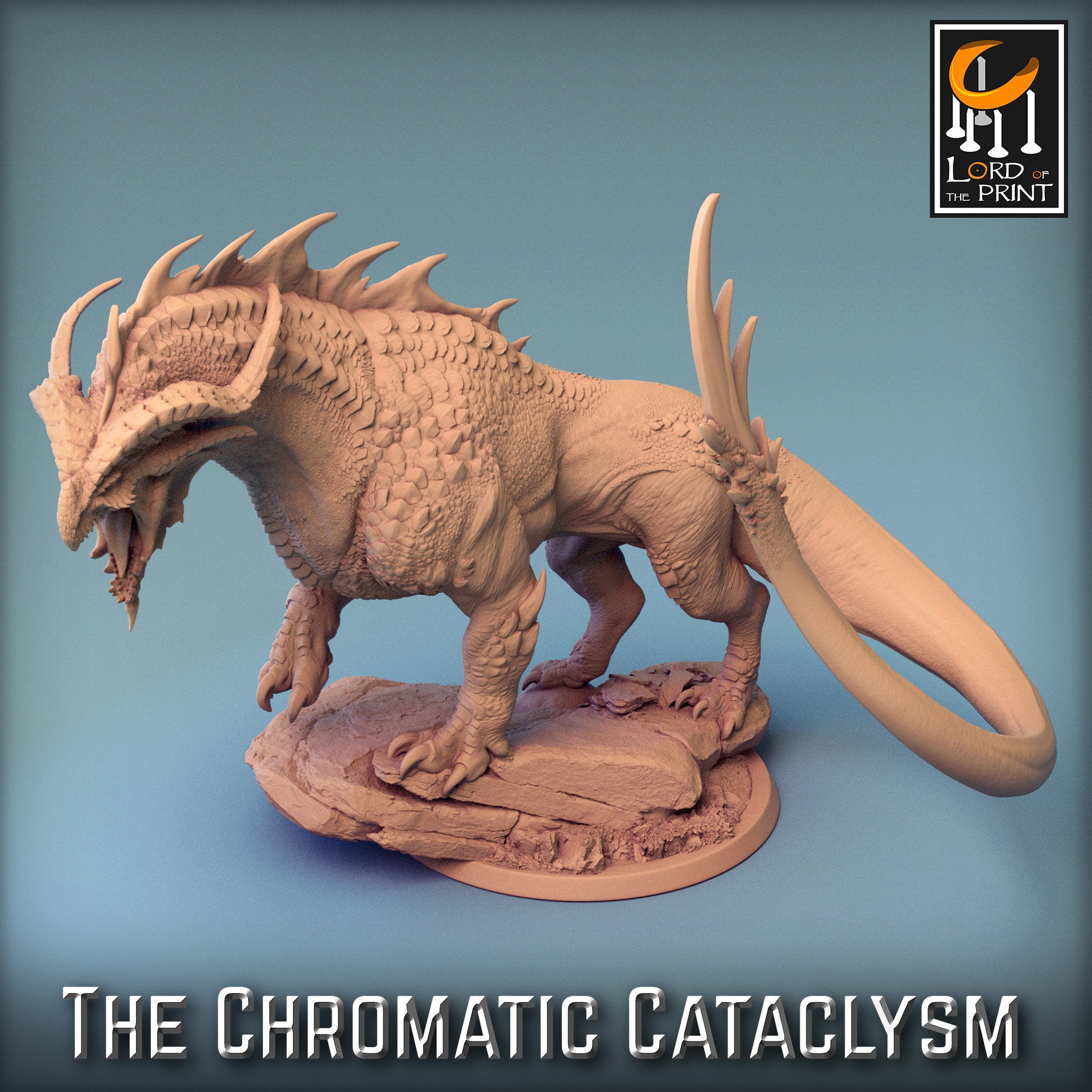 Red Dragon Spawn, Chromatic Cataclysm, Lord of the Print | Dungeons and Dragons | Pathfinder | Table Top RPG | 3D Printed Model