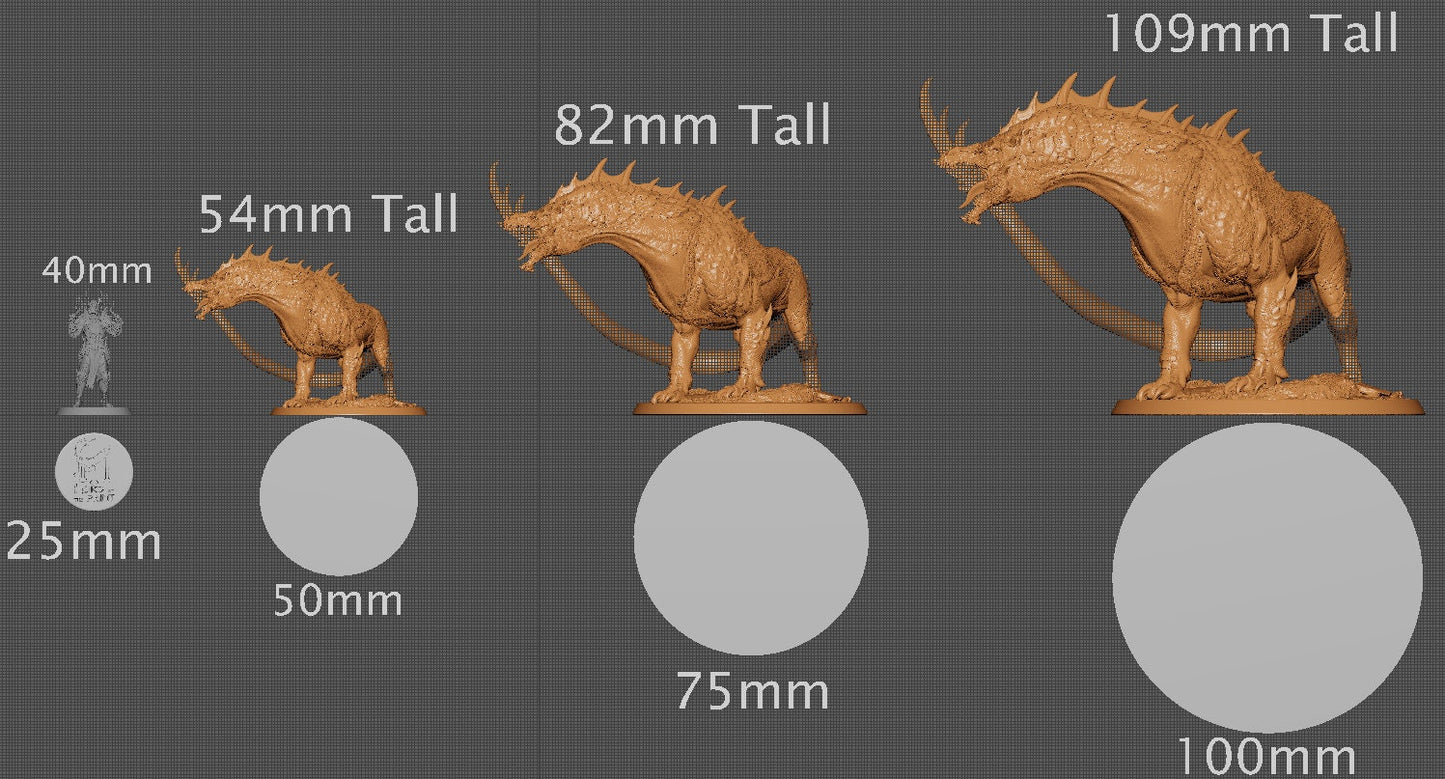 Green Dragon Spawn | Aussie 3D Printed Miniatures and Terrain