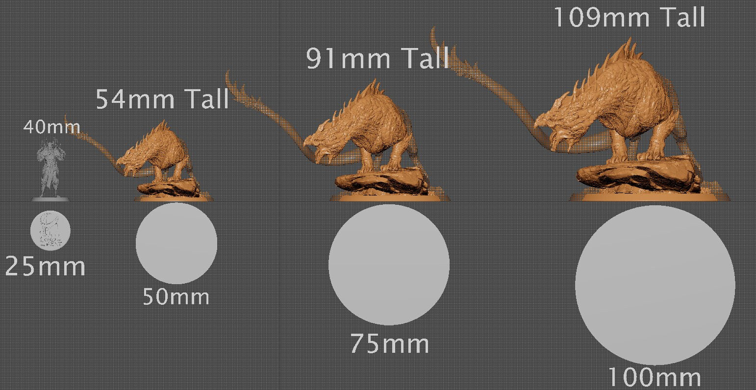 White Dragon Spawn, Chromatic Cataclysm, Lord of the Print | Dungeons and Dragons | Pathfinder | Table Top RPG | 3D Printed Model