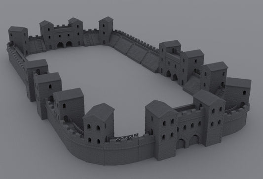 Roman Fort, Miniature Land | Dungeons and Dragons | Pathfinder | Table Top RPG | 3D Printed Model