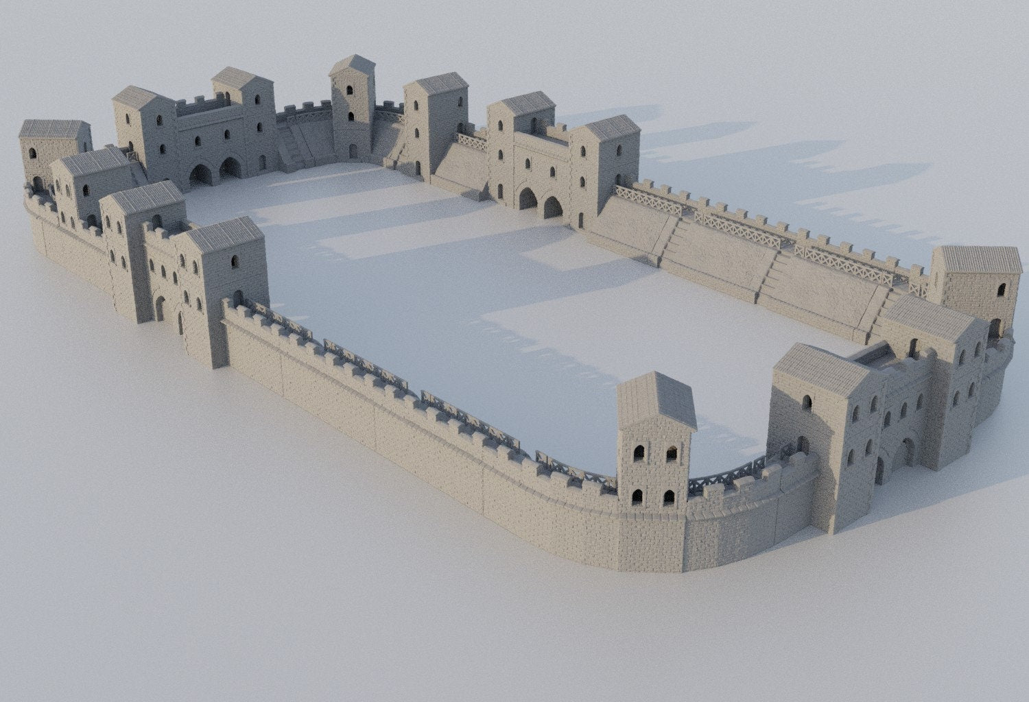 Roman Fort | Aussie 3D Printed Miniatures and Terrain