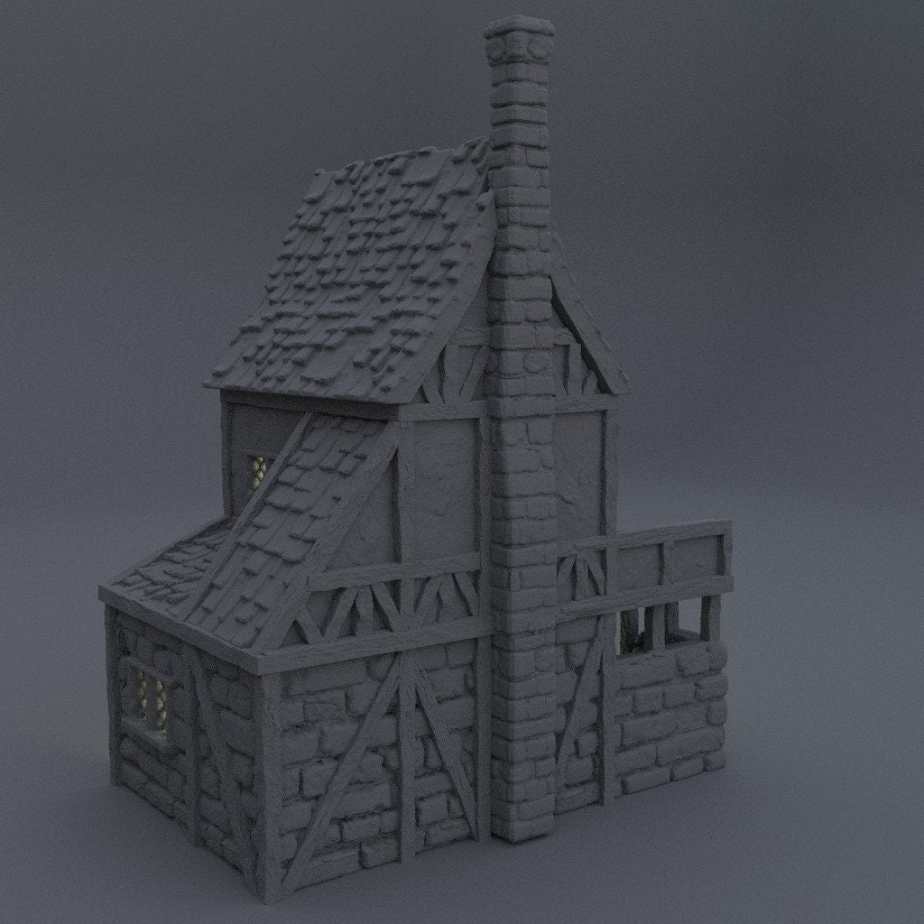 Coffin Makers Shop, Miniature Land | Dungeons and Dragons | Pathfinder | Table Top RPG | 3D Printed Model