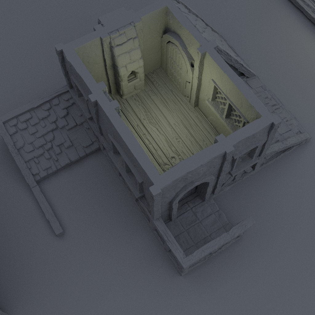 Coffin Makers Shop, Miniature Land | Dungeons and Dragons | Pathfinder | Table Top RPG | 3D Printed Model