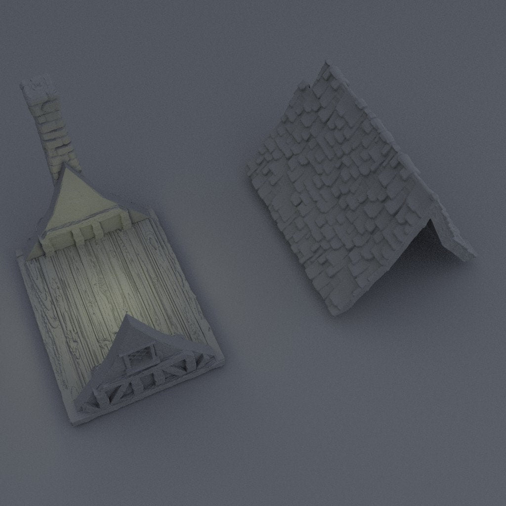 Coffin Makers Shop, Miniature Land | Dungeons and Dragons | Pathfinder | Table Top RPG | 3D Printed Model
