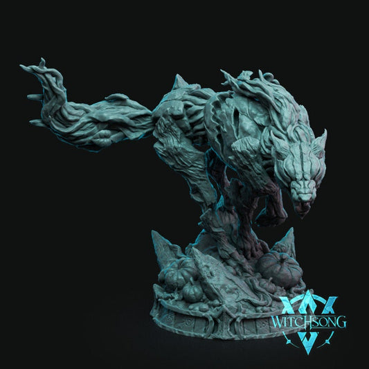 Lychanthrope, Bust Option, Witchsong Miniatures | Dungeons and Dragons | Pathfinder | Table Top RPG | 3D Printed Model