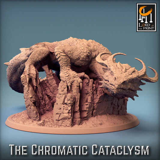 Wild Drakes, 3 Poses, Lord of the Print | Dungeons and Dragons | Pathfinder | Table Top RPG | 3D Printed Model