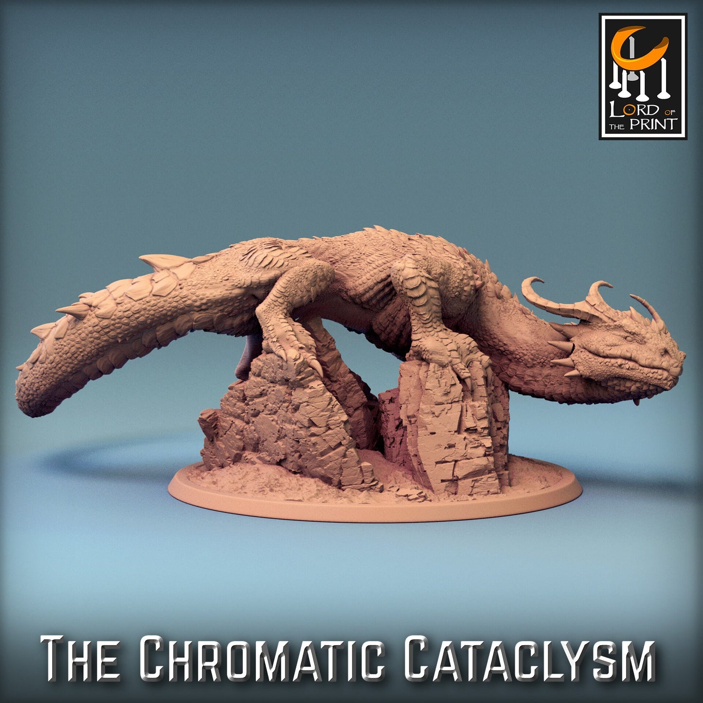 Wild Drakes, 3 Poses, Lord of the Print | Dungeons and Dragons | Pathfinder | Table Top RPG | 3D Printed Model