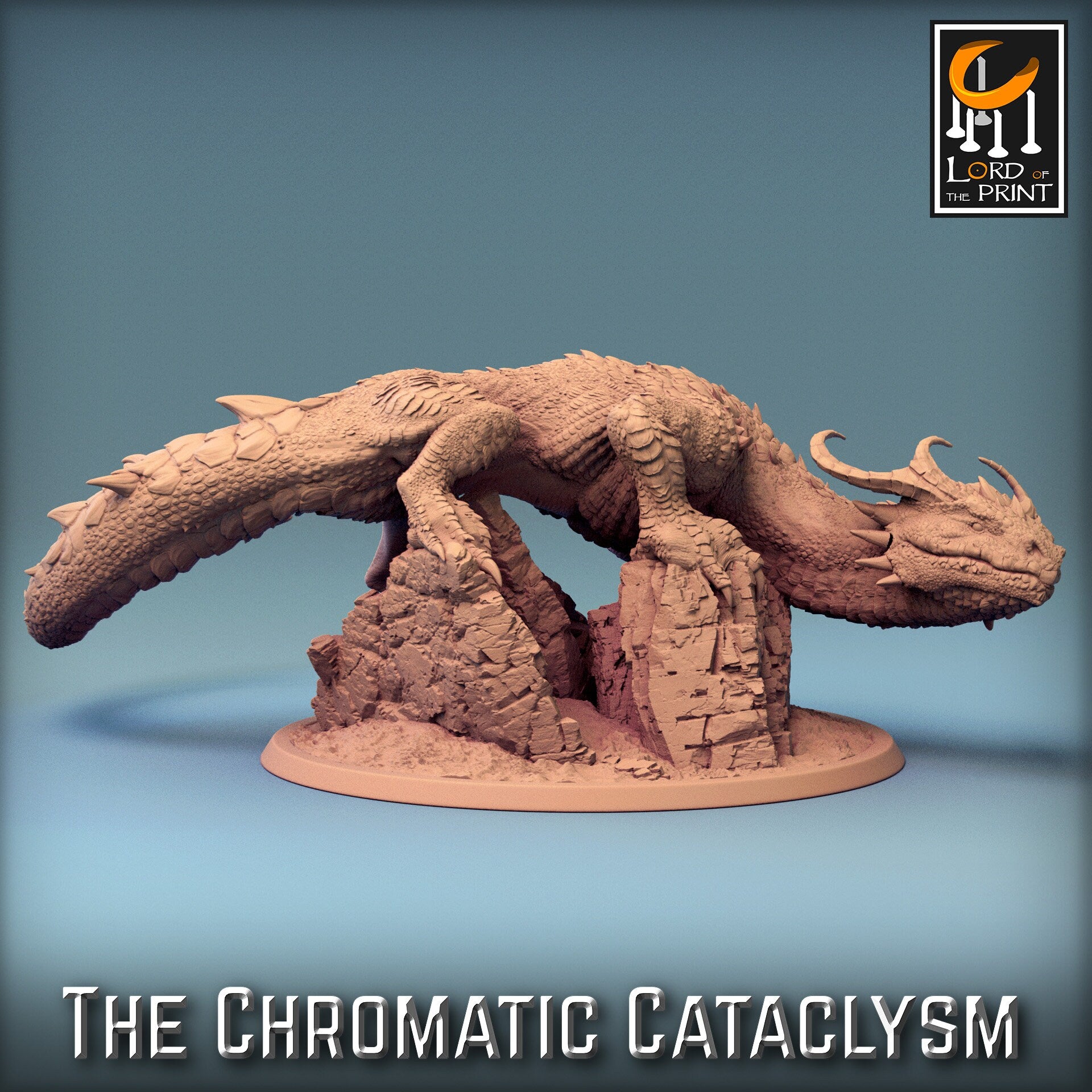 Wild Drakes, 3 Poses, Lord of the Print | Dungeons and Dragons | Pathfinder | Table Top RPG | 3D Printed Model
