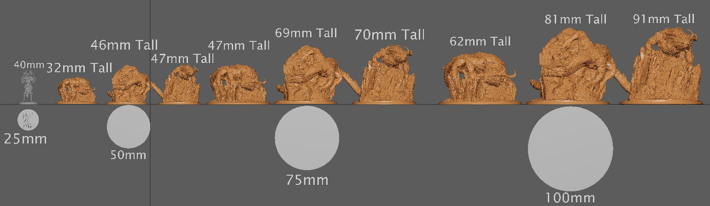 Wild Drakes, 3 Poses, Lord of the Print | Dungeons and Dragons | Pathfinder | Table Top RPG | 3D Printed Model