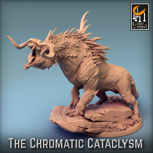 Black Dragon Spawn, Chromatic Cataclysm, Lord of the Print | Dungeons and Dragons | Pathfinder | Table Top RPG | 3D Printed Model