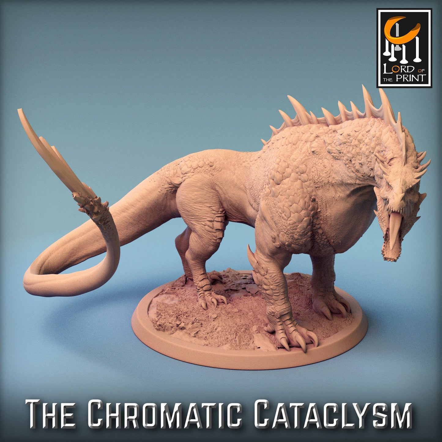 Green Dragon Spawn, Chromatic Cataclysm, Lord of the Print | Dungeons and Dragons | Pathfinder | Table Top RPG | 3D Printed Model