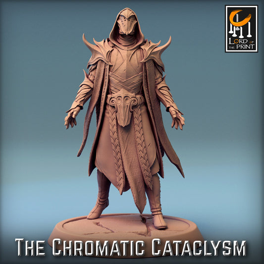 Dragon Cultists, Pack 2, Lord of the Print | Dungeons and Dragons | Pathfinder | Table Top RPG | 3D Printed Model