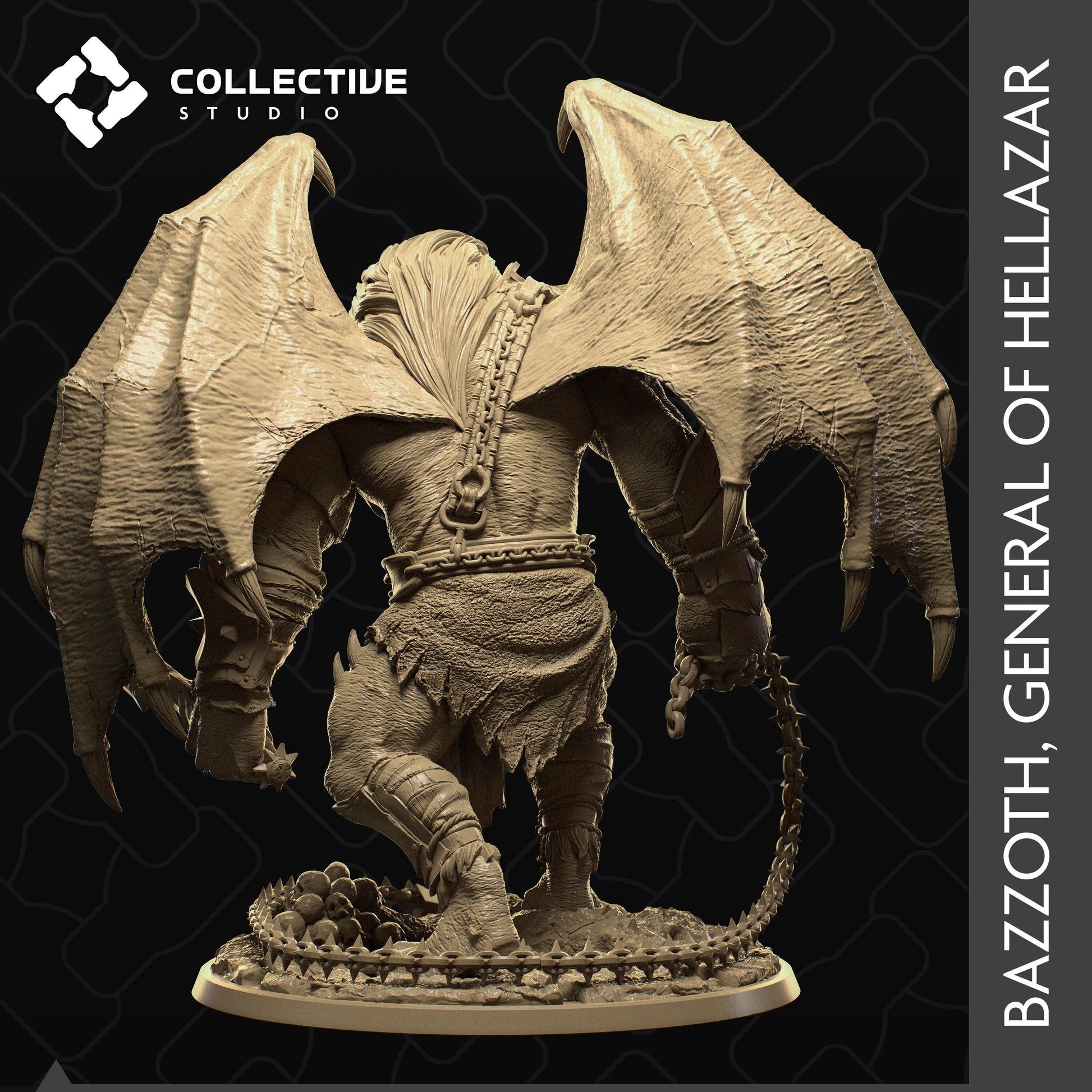 Bazzoth, Collective Studios | Dungeons and Dragons | Pathfinder | Table Top RPG | 3D Printed Model