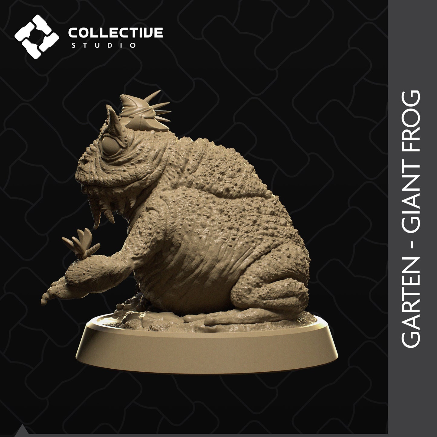 Frog, Collective Studios | Dungeons and Dragons | Pathfinder | Table Top RPG | 3D Printed Model