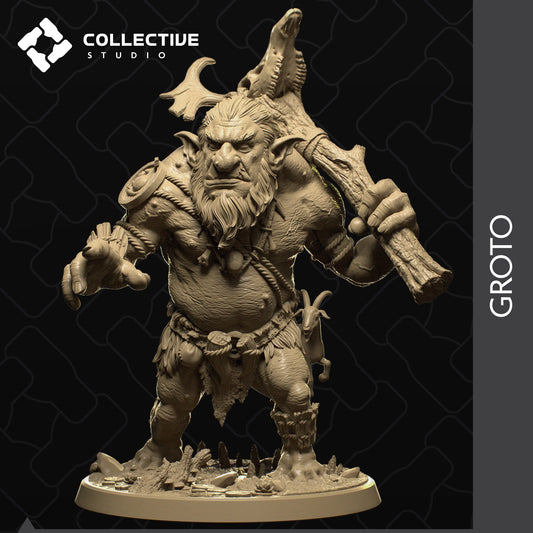 Groto, Collective Studios | Dungeons and Dragons | Pathfinder | Table Top RPG | 3D Printed Model