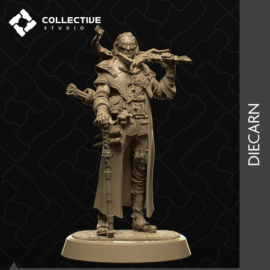 Diecarn, Collective Studios | Dungeons and Dragons | Pathfinder | Table Top RPG | 3D Printed Model