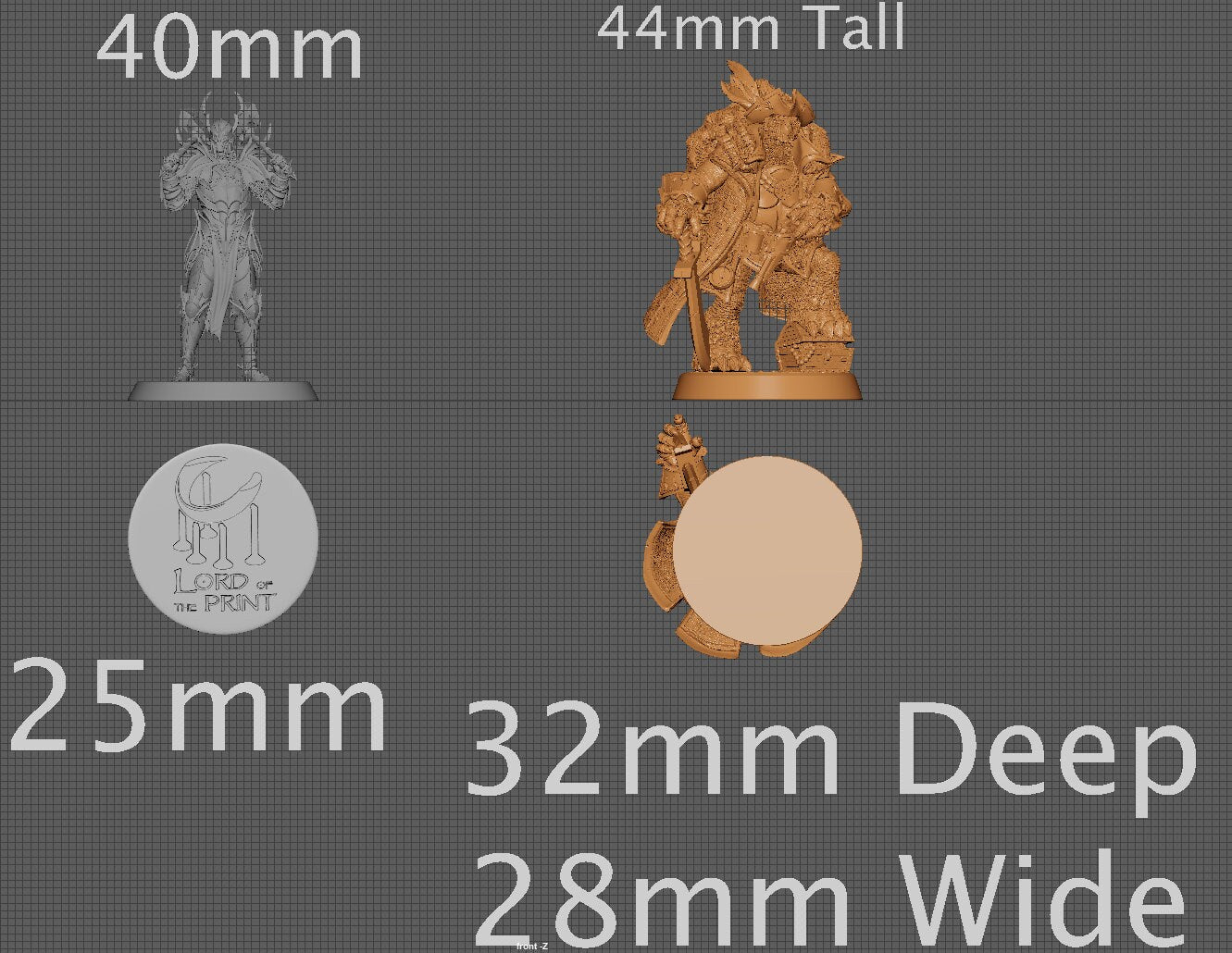 Krog, Collective Studios | Dungeons and Dragons | Pathfinder | Table Top RPG | 3D Printed Model