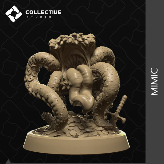 Mimic, Collective Studios | Dungeons and Dragons | Pathfinder | Table Top RPG | 3D Printed Model