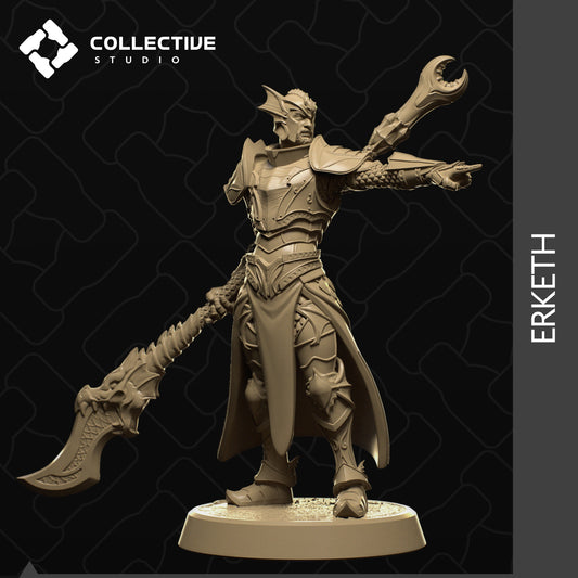 Erketh, Collective Studios | Dungeons and Dragons | Pathfinder | Table Top RPG | 3D Printed Model