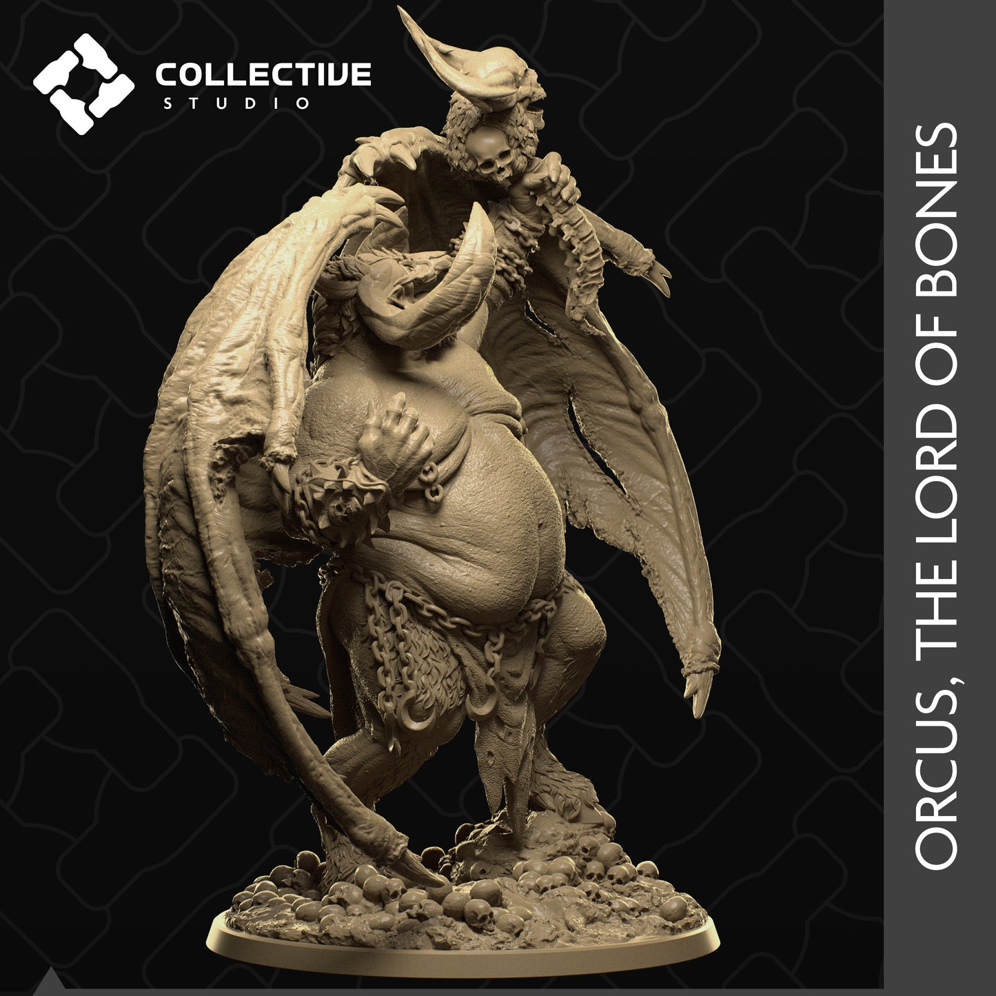 Orcus, Collective Studios | Dungeons and Dragons | Pathfinder | Table Top RPG | 3D Printed Model