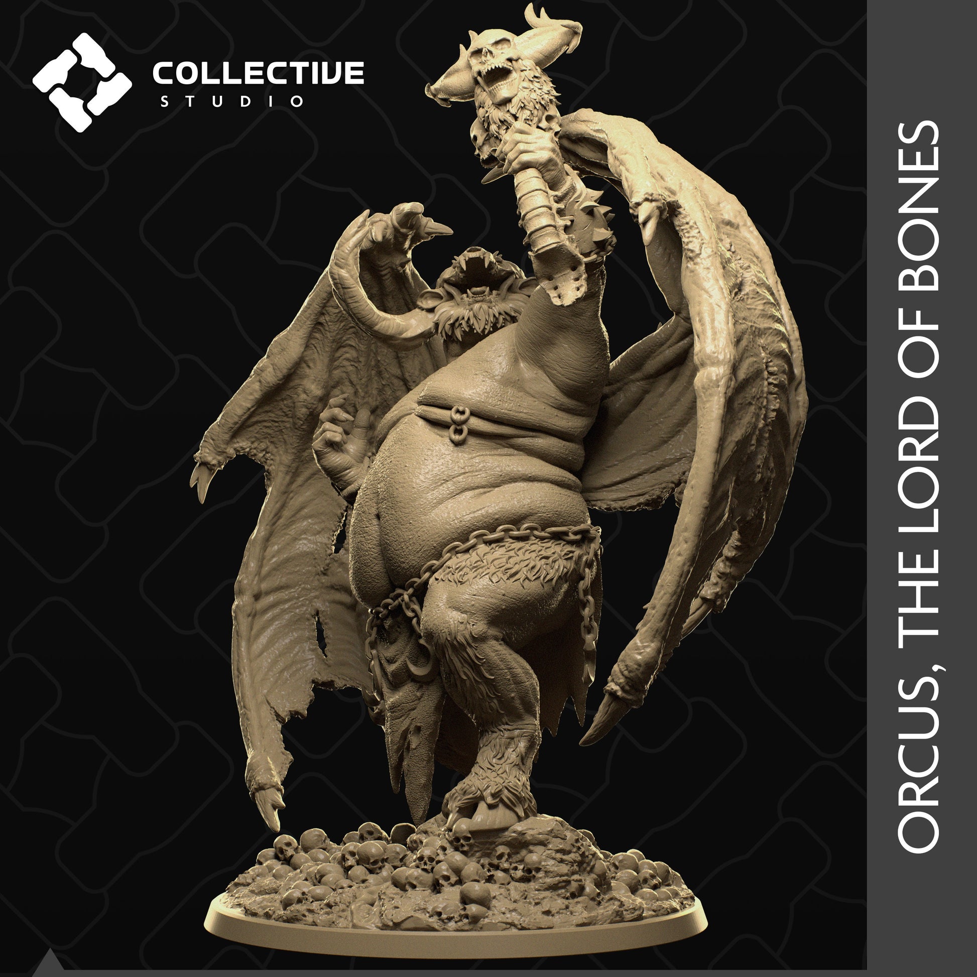 Orcus, Collective Studios | Dungeons and Dragons | Pathfinder | Table Top RPG | 3D Printed Model