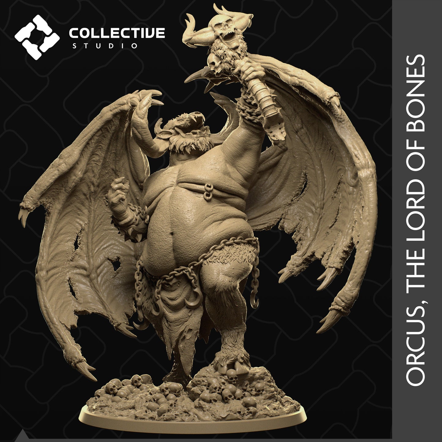 Orcus, Collective Studios | Dungeons and Dragons | Pathfinder | Table Top RPG | 3D Printed Model