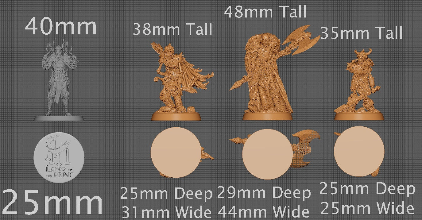 Skeleton Warband | Aussie 3D Printed Miniatures and Terrain