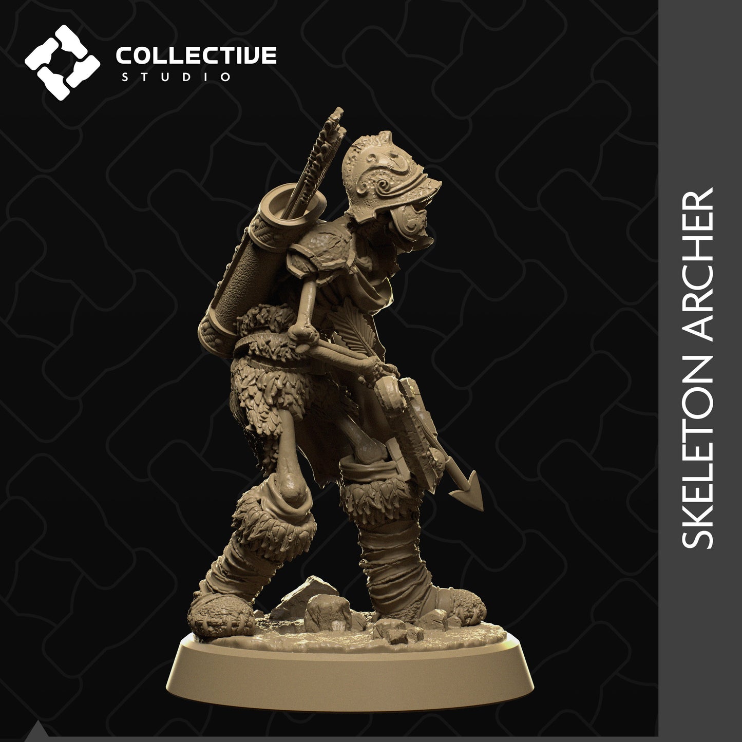 Skeleton Warband, Collective Studios | Dungeons and Dragons | Pathfinder | Table Top RPG | 3D Printed Model